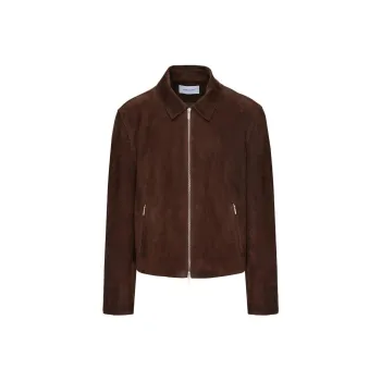 Ferragamo Nubuck Blouson Jacket