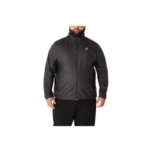 Asics SILVER JACKET Jackets Coats Men's Performance Black