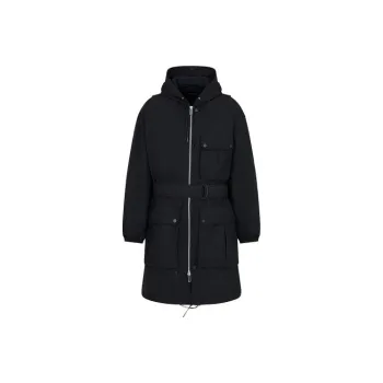 EMPORIO ARMANI FW23 Trench Coat Men's Black