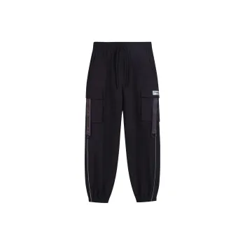 Snoopy X FUN Cargo Pants Men Black