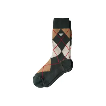 PRADA Mid Calf Socks Women's 1 Pack Green