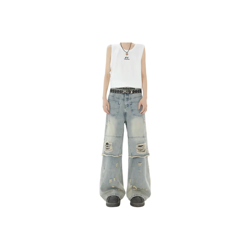 FA2LO Jeans Unisex Distressed-0