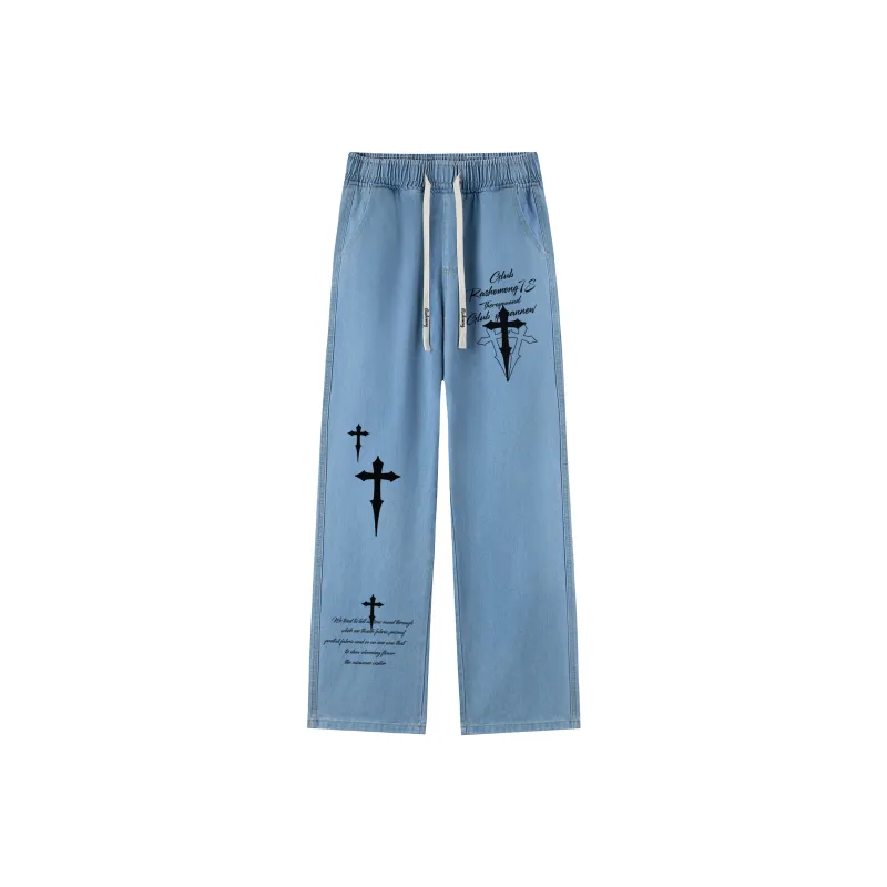 RASHOMONG Jeans Unisex-7