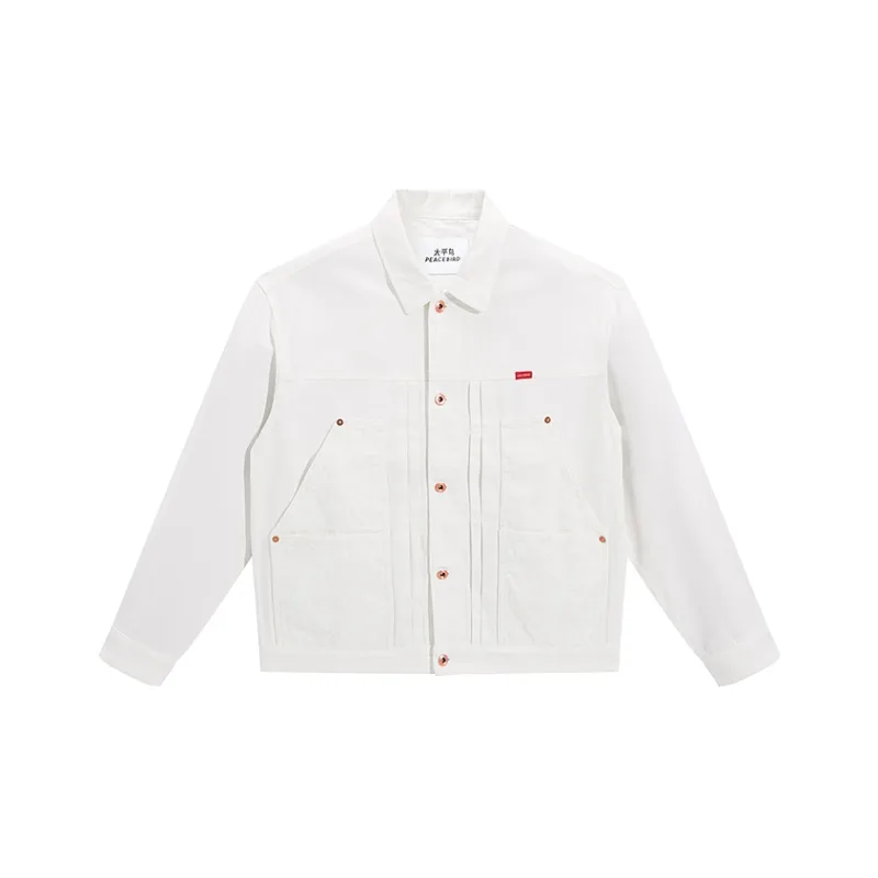 PEACEBIRD MEN Jackets Men White 1-0