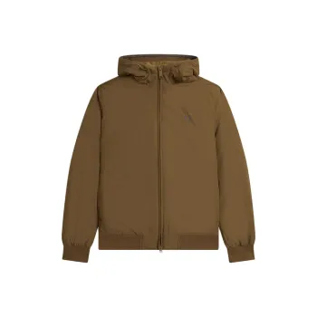 FRED PERRY Hooded Brentham Jacket Jackets & Coats Men's Contour Stone Color