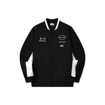 QIAODAN Jackets Coats Men's Black/Light Moss Gray