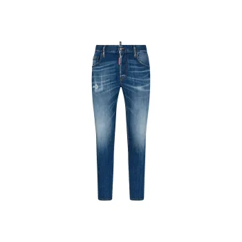 DSQUARED 2 Logo-Patch Distressed Skinny Jeans