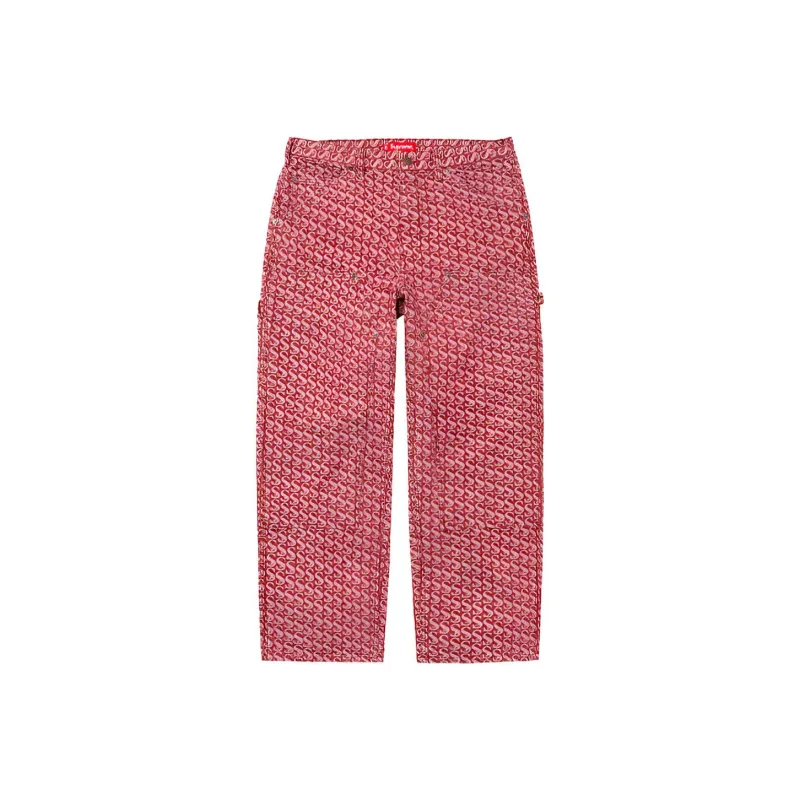 Supreme Monogram Double Knee Denim Painter Pant FW21-2