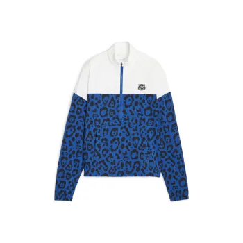 PUMA Jackets Coats Unisex White Light Blue