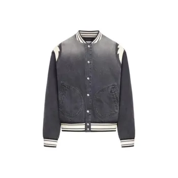 RHUDE Denim Lightning Bomber