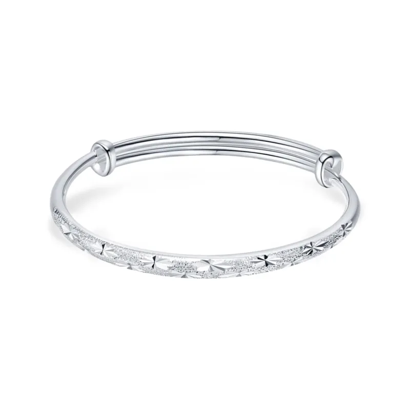 NUSQ Sterling Silver Bangles Women's-6