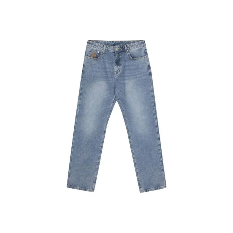 BILLIONAIRE BOYS CLUB Diamond & Dollar-embroidery Jeans-0