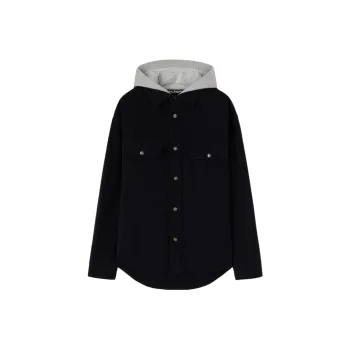 PALM ANGELS Monogram Embroidered Hooded Jacket