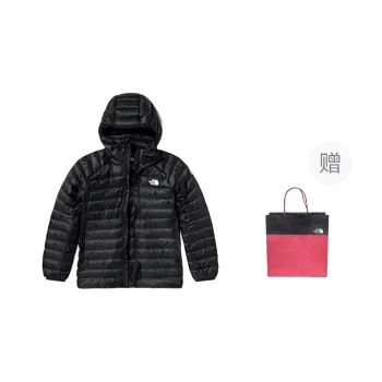THE NORTH FACE City Outdoor Collection Down Jacket Men's Black+Shopping Bag