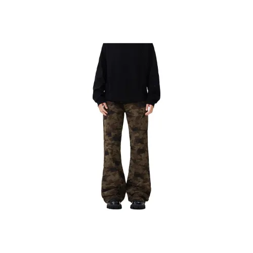 FONDLOOK Casual Pants Unisex Camouflage