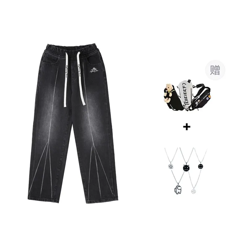 LIGHTNING BEAR Jeans Unisex-0