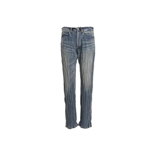 Martine Rose Jeans Men Blue