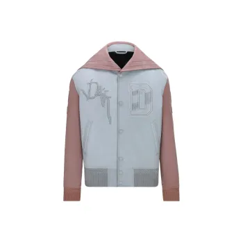 DIOR x Travis Scott Travis Scott FW22 Leather Jacket Men's Multicolor