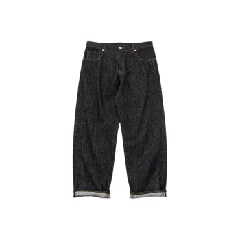 MASSULTI 25SS Jeans Unisex Black ONE WASH