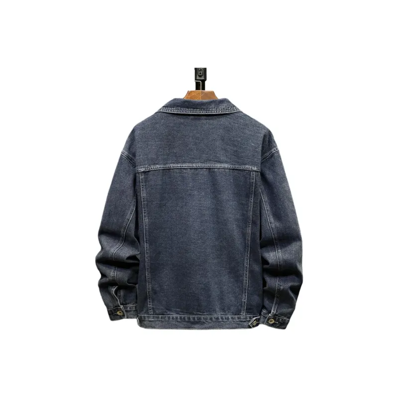 Tonlion Denim Jacket Unisex Blue Gray-1