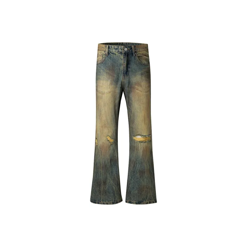 Zanzas Jeans Unisex Yellow Mud-0