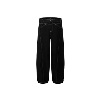 HEIYIXIANSHENG Long Pants Unisex Black