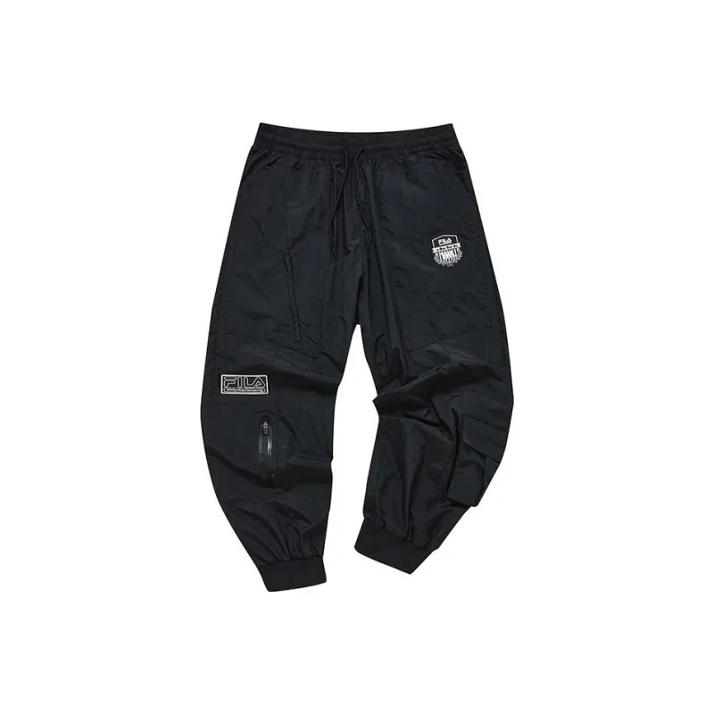 White Mountaineering X FILA Knitted Sweatpants Men Black-0