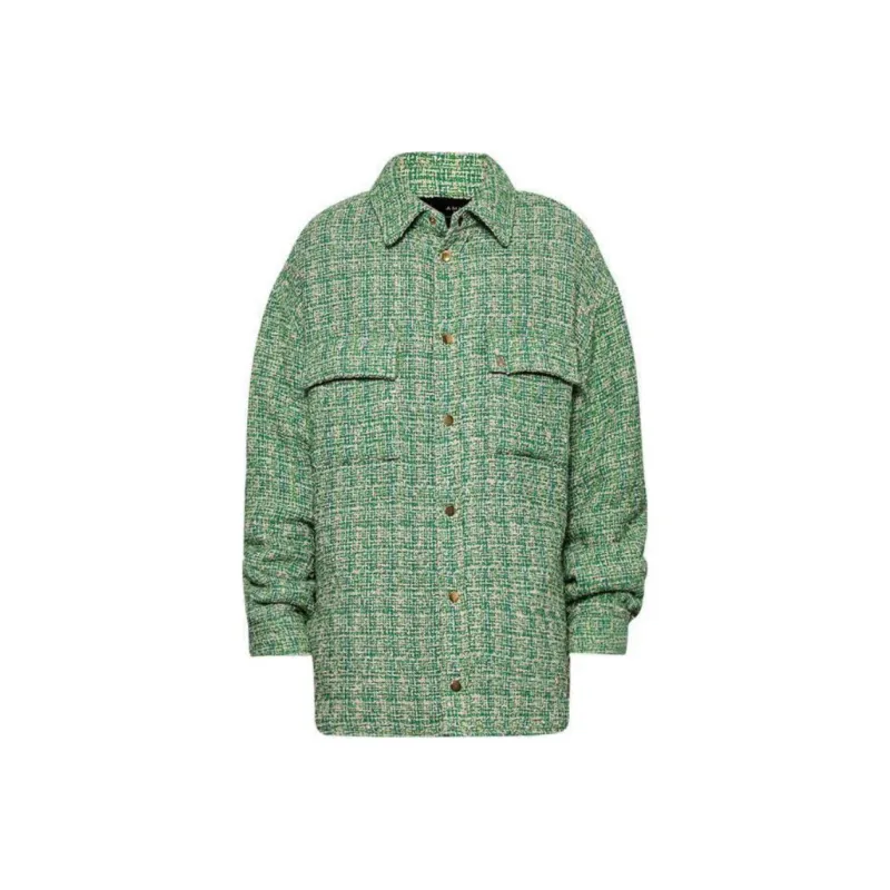 AMIRI Boucle Padded Overshirt-0