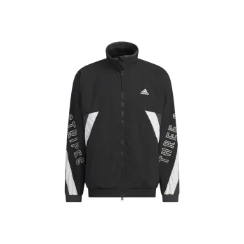 Adidas Wording Jackets Coats Unisex Black