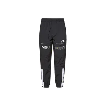 EVISU Knitted Sweatpants Men Black
