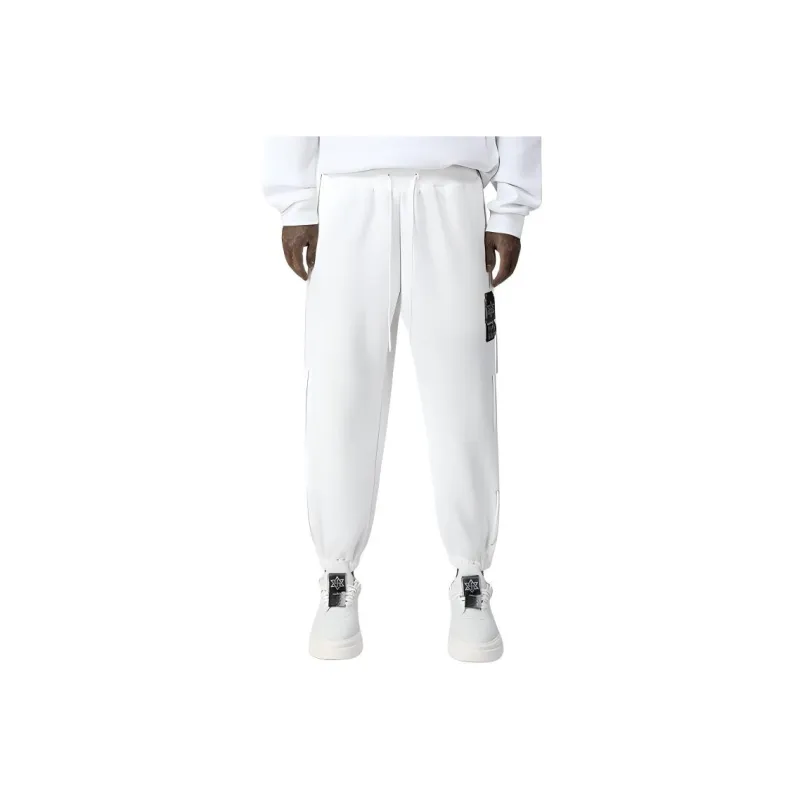 NORVINCY Thermal Breathable Elastic Waistband Casual Pants Unisex-0