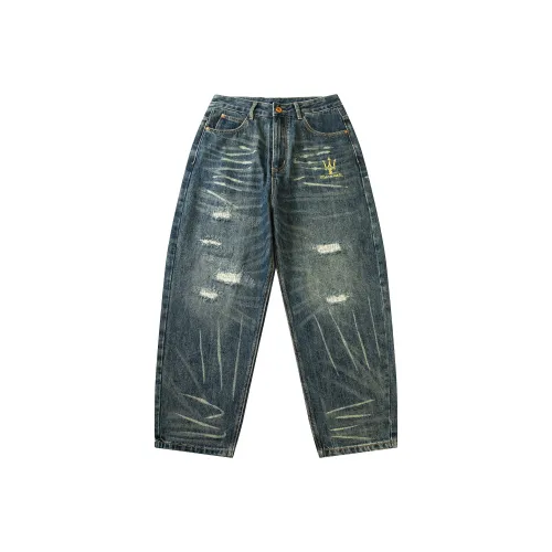 Maserati Jeans Unisex Blue