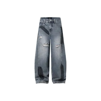DABAISHA Jeans Unisex Color Block