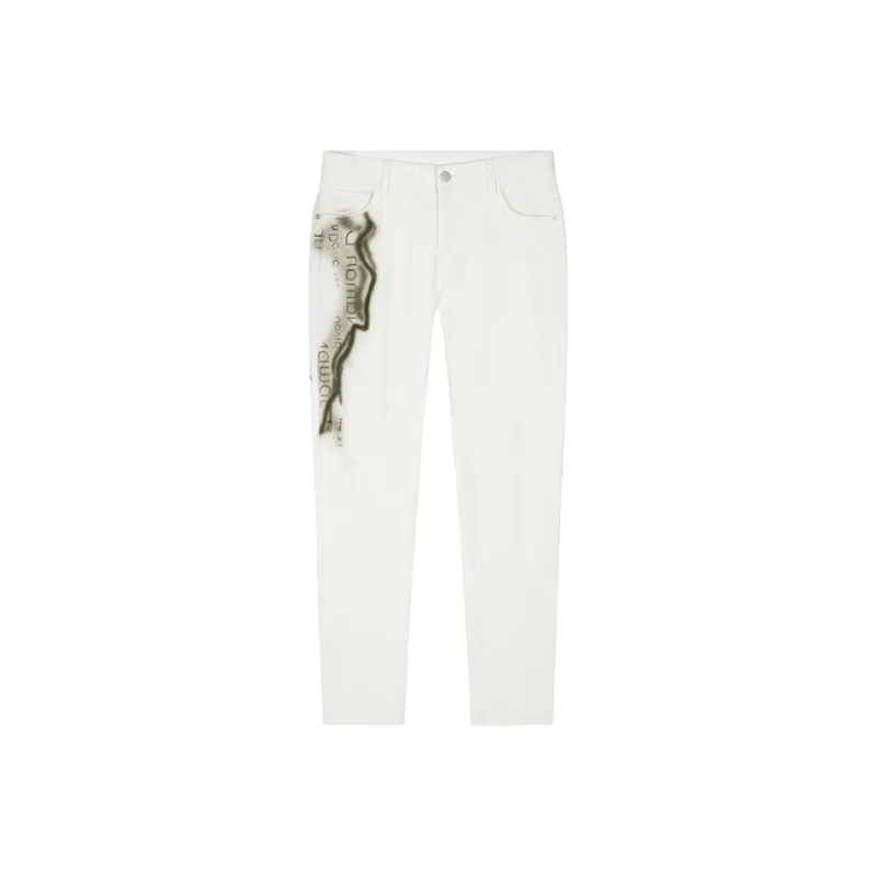 DAVID NAMAN Jeans Men White-0