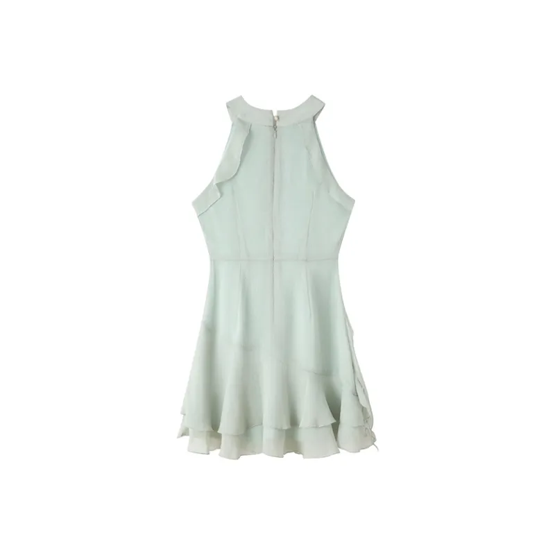 SECFLY OFFICIAL Sleeveless Dress Women's Gray Green-1