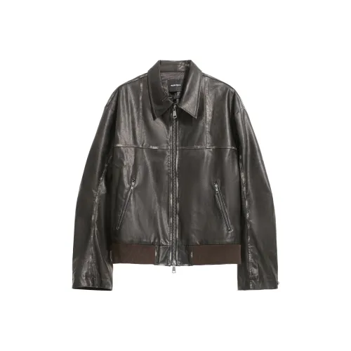 Silente Leather Jacket Unisex Dark Brown