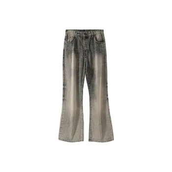 WARNING LIGHT Jeans Unisex Yellow Mud