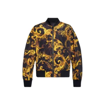 VERSACE JEANS COUTURE Barocco Printed Reversible Zipped Jacket
