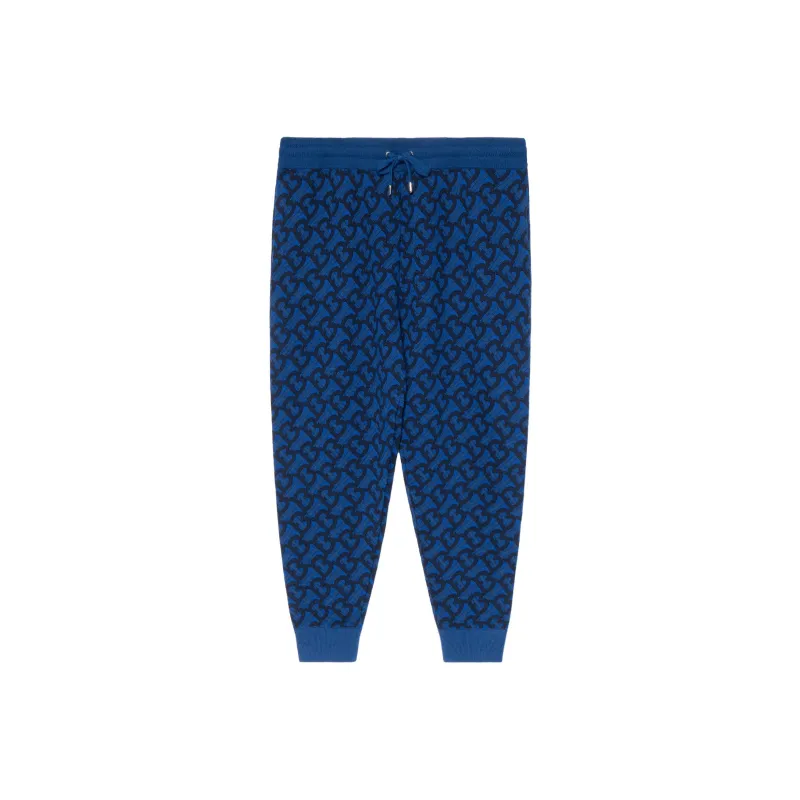 Burberry Tb Monogram Pattern Sweatpants-0