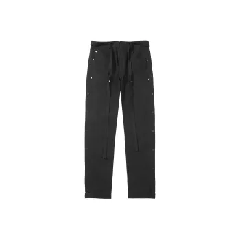 HARSH AND CRUEL Straight Casual Pants Unisex Black