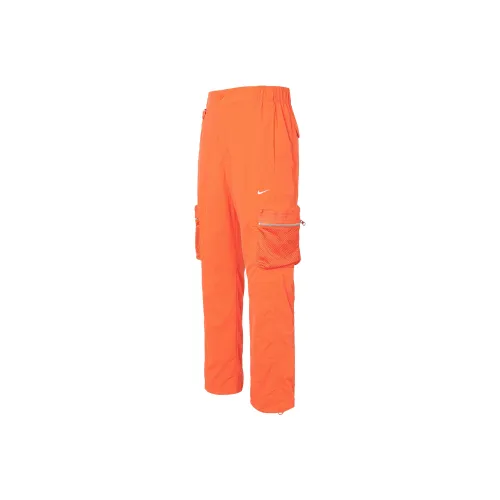 Nike Premium Big Pocket Straight Leg Cargo Pants Men's Orange