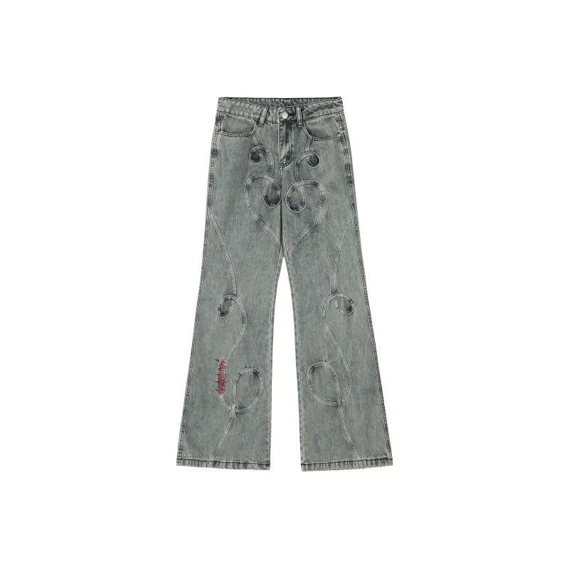 YINLEI Jeans Unisex-2