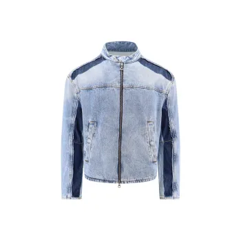 DIESEL D Marge S1 Two Tone Denim Zipped Jacket
