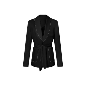 LOUIS VUITTON Chic Silk Pajama Jacket