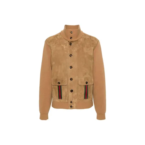 GUCCI Web Stripe detail Bomber Jacket