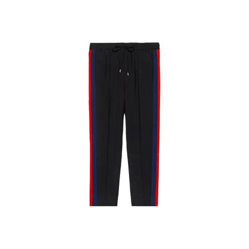 GUCCI Wool Cropped Pant With Stripe
