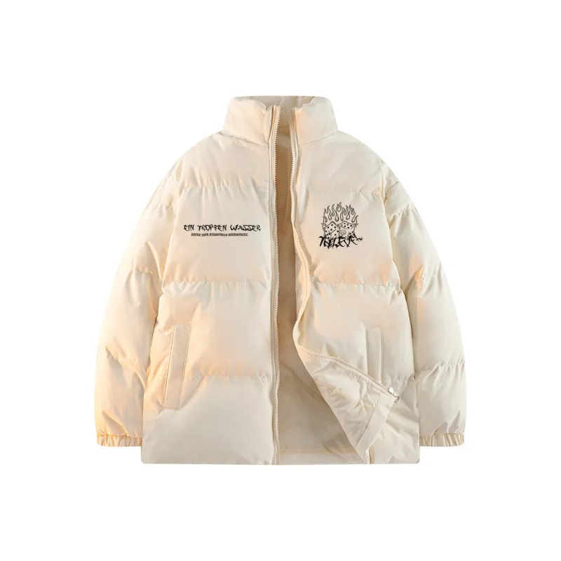 LEVEL RELAX Series Puffer Jacket Unisex Black-4
