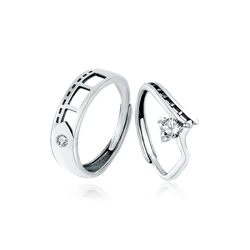 Quarqor S925 Silver Rings Unisex-0