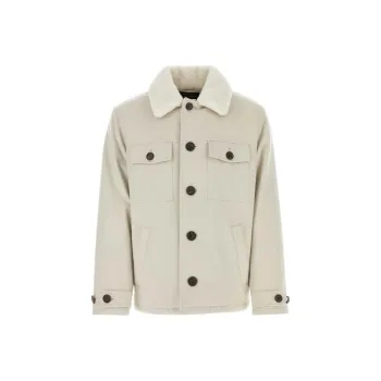 PRADA Faux Fur-collar Jacket