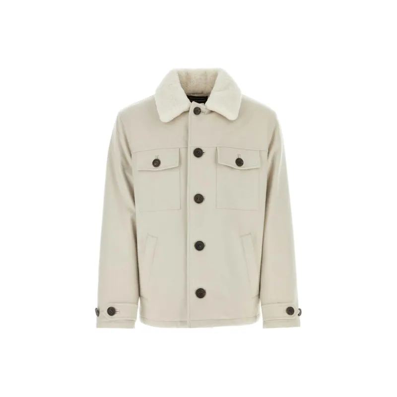 PRADA Faux Fur-collar Jacket-0